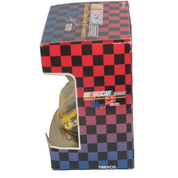 NASCAR M & M's Ken Schrader Racecar Collectible Christmas Ornament 2002 - Picture 4 of 6